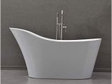 Woodbridge 59 Acrylic Freestanding Bathtub 69" Acrylic Double Slipper Tub "gasconade" Amazon
