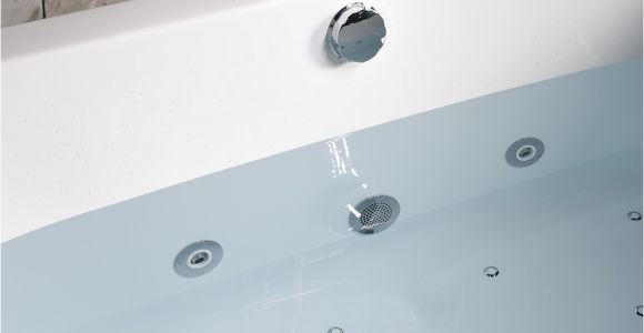 Woodbridge 67 Deluxe Whirlpool &amp; Air Bubble Freestanding Bathtub Woodbridge 67" X 32" Whirlpool Water Jetted and Air Bubble