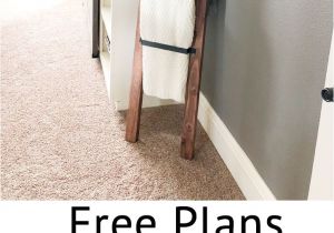 Wooden Blanket Rack Plans Barn Door Pull Blanket Ladder Diy Barn Door Blanket Ladder and