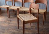 Wooden Captains Chairs Vintage Arne Hovmand Olsen Mk Teak Danish Dining Chairs original