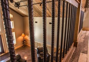 Wooden Decorative Spindles Custom Finishings Like This attractive Rebar Railing is What Help
