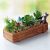 Wooden Flower Boxes Garden Plant Pot Decorative Vintage Natural Flower Planter Succulent