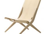 Wooden Folding Chairs with Cloth Seat Saxe is Designed by Mogens Lassen In 1955 for the Copenhagen