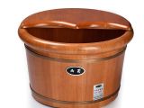 Wooden Foot Bathtub Foot Bath Tub Feet Oak Foot Barrel with Wooden Feet Cover