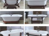 Wooden Foot Bathtub Wooden Cradle Feet for A Clawfoot Tub that Needs to Be