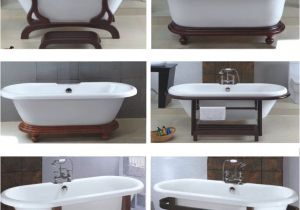 Wooden Foot Bathtub Wooden Cradle Feet for A Clawfoot Tub that Needs to Be