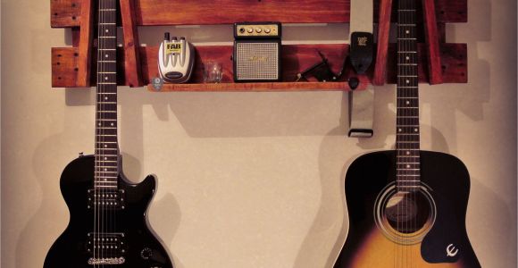 Wooden Guitar Case Rack Plans Wood Guitar Wall Stand Made Recycling Pallets Wood Design
