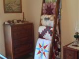 Wooden Ladder Blanket Rack Old Ladder Turned Into A Quilt Rack Home Decor Ideas Pinterest