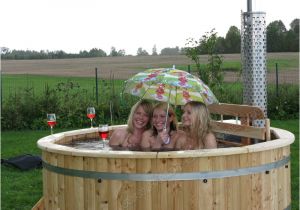 Wooden Outdoor Bathtub Wooden Hot Tub Outdoor Bath Jacuzzi Spa Garden Pool