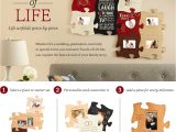 Wooden Puzzle Piece Wall Decor Display Your Memories with the Puzzle Of Life at Personal Creations