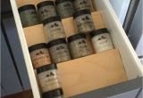 Wooden Spice Rack Drawer Insert Spice Drawer Inserts Keep Your Spices organized Kitchensourcecom