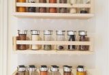Wooden Spice Rack Drawer Insert Spice Storage Cabinet Amazon 2 Pack Simplehouseware Wall Mounted
