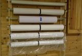 Wooden Vinyl Roll Rack Storage Racks Storage Racks for Vinyl Rolls