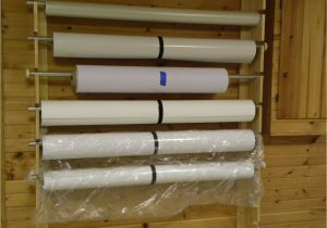 Wooden Vinyl Roll Rack Storage Racks Storage Racks for Vinyl Rolls