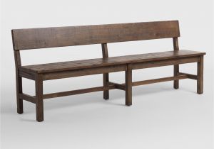 World Market Dining Bench Distressed Brown Wood Gulianna Extra Long Dining Bench by World Market