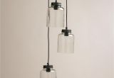 World Market Light Fixtures 3 Jar Glass Hanging Pendant Lamp World Market 104 Lighting