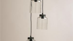 World Market Light Fixtures 3 Jar Glass Hanging Pendant Lamp World Market 104 Lighting