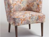 World Market White Accent Chair Botanical Evelynn Upholstered Accent Chair