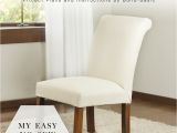 Xenia Anna White Linen Chair and A Half In White Linen How to Re Cover Dining Chairs without A Sewing Machine I Ve Been