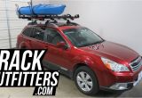 Yakima Double Kayak Roof Rack Subaru Outback Wagon with Yakima Showdown Kayak Carriers Youtube