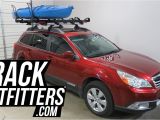Yakima Double Kayak Roof Rack Subaru Outback Wagon with Yakima Showdown Kayak Carriers Youtube