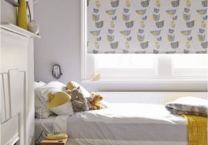 Yellow and Grey Bedroom ornaments Spring Grey Roller Blind Grey Roller Blinds Painted Floorboards