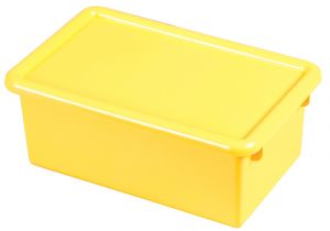 Yellow Bathtubs Stack & Store Tub with Lid Yellow Set Of 6