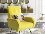 Yellow Velvet Accent Chair Safavieh Mid Century Modern Retro Aida Velvet Yellow Club