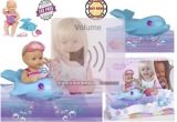 You and Me Baby Doll Bathtub 13" Nenuco Waterproof Whale Float with Me Baby Doll Bath