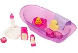 You and Me Baby Doll Bathtub You and Me Bath Tub for 16" Baby Dolls Includes